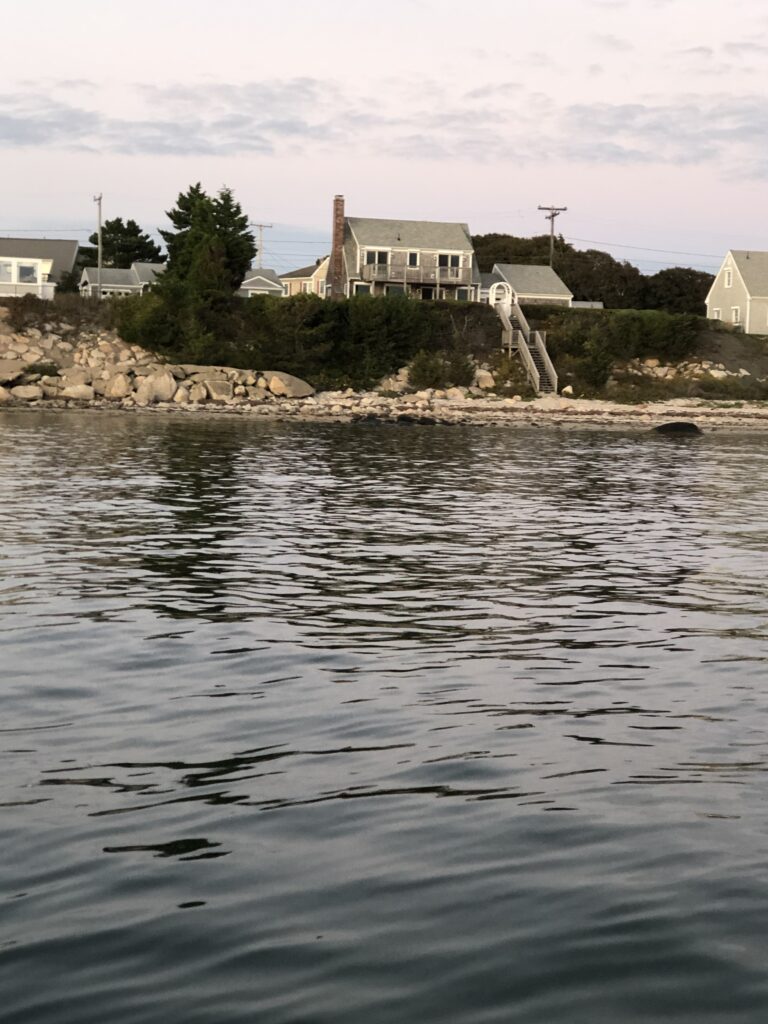 View from the water of Cape Cod vacation rental
