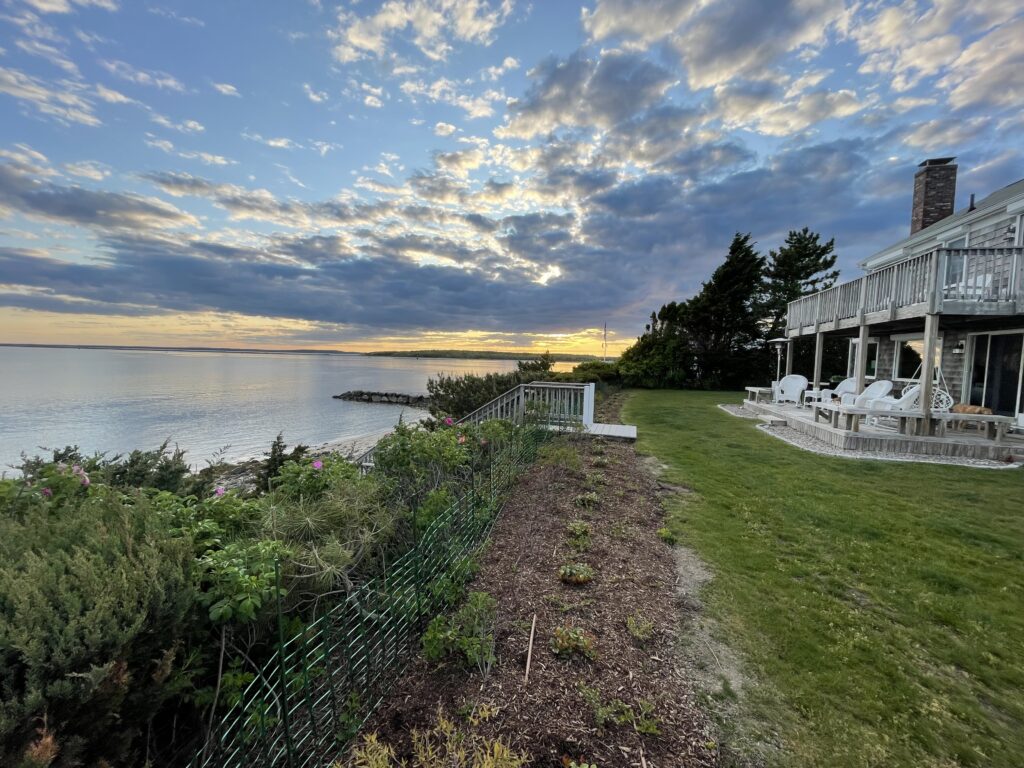 Sunset at Cape Cod vacation rental
